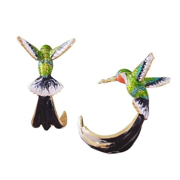 Humming Bird earrings - Picture 3 of 3